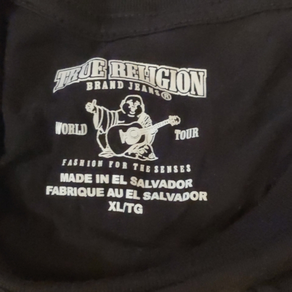 True Religion metallic Puff Print Tee - Picture 5 of 7